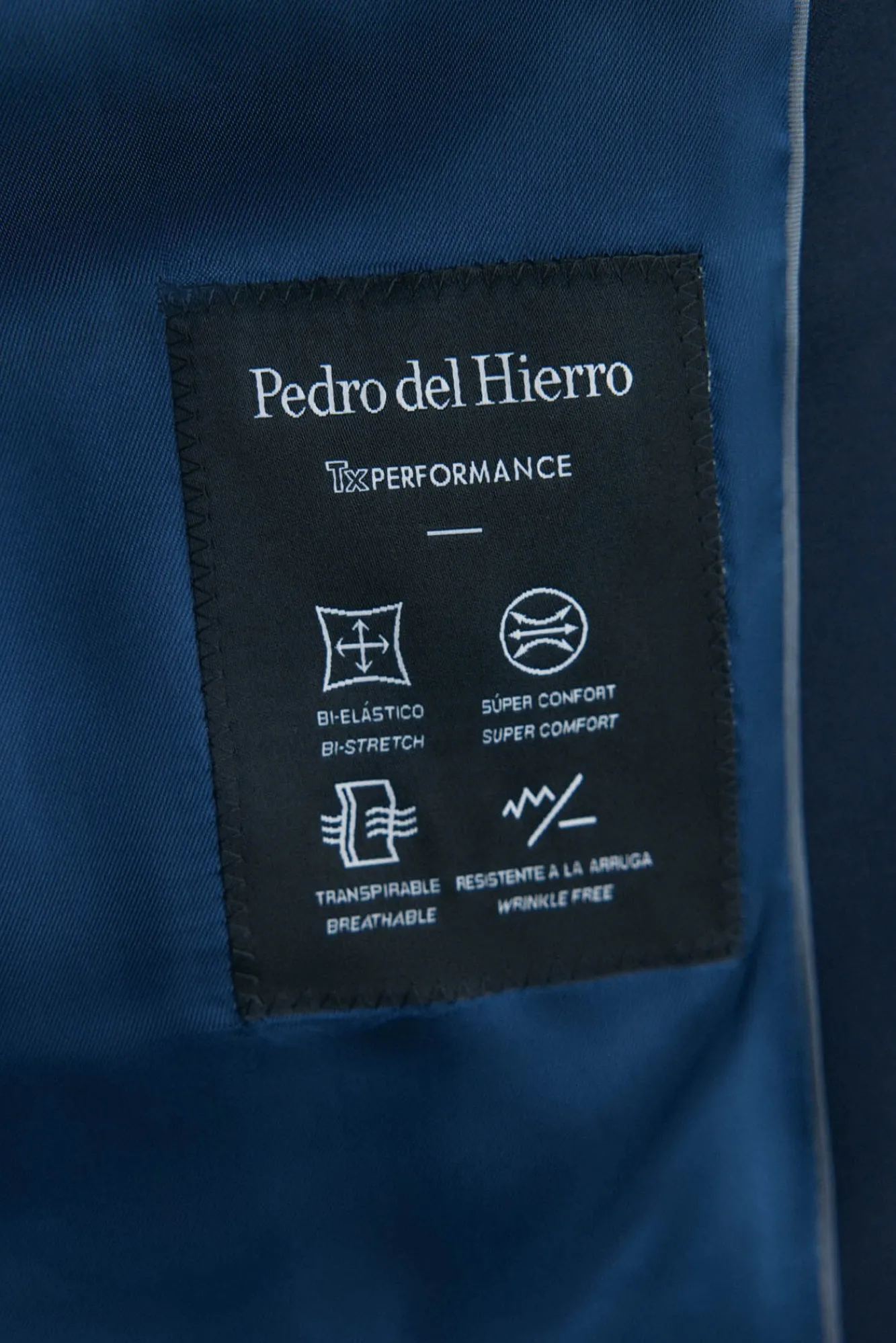 Hombre Pedro del Hierro Trajes|Americanas>Americana lisa tailored bi-stretch