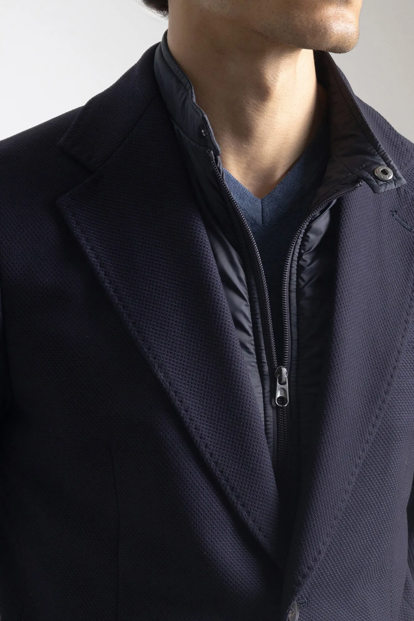 Hombre PuroEGO Americanas|Americanas>Americana slim cuello desmontable