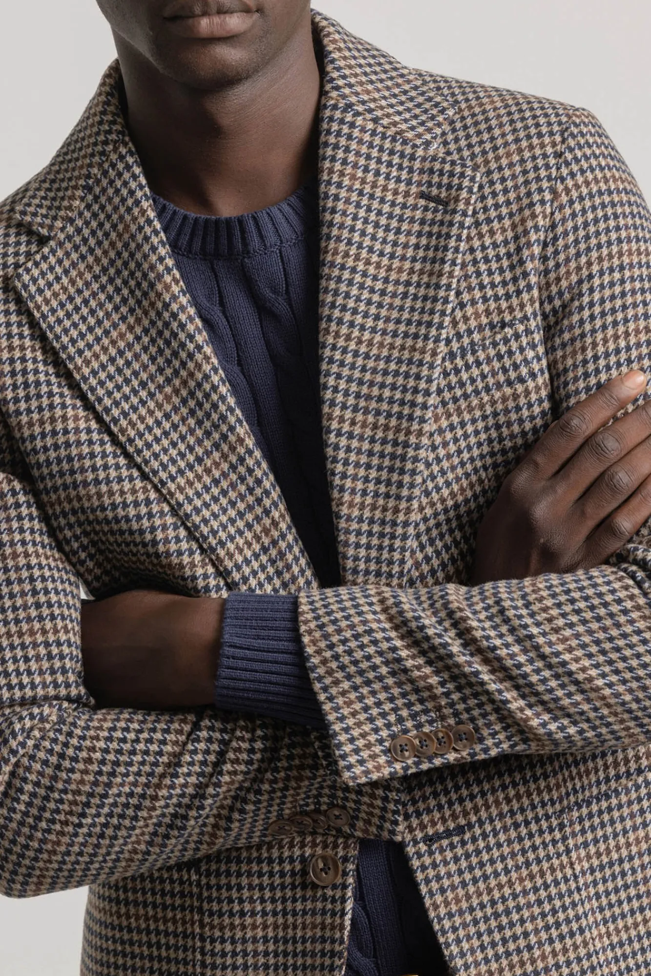 Hombre PuroEGO Americanas|Americanas>Americana slim pata de gallo