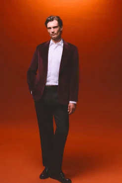 Hombre Pedro del Hierro Americanas|Americanas>Americana terciopelo