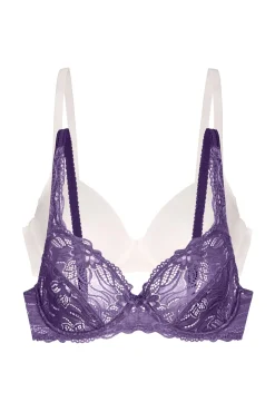 Mujer Dorina Ropa Interior>Angie 2 uds sujetador cobertura total sin relleno