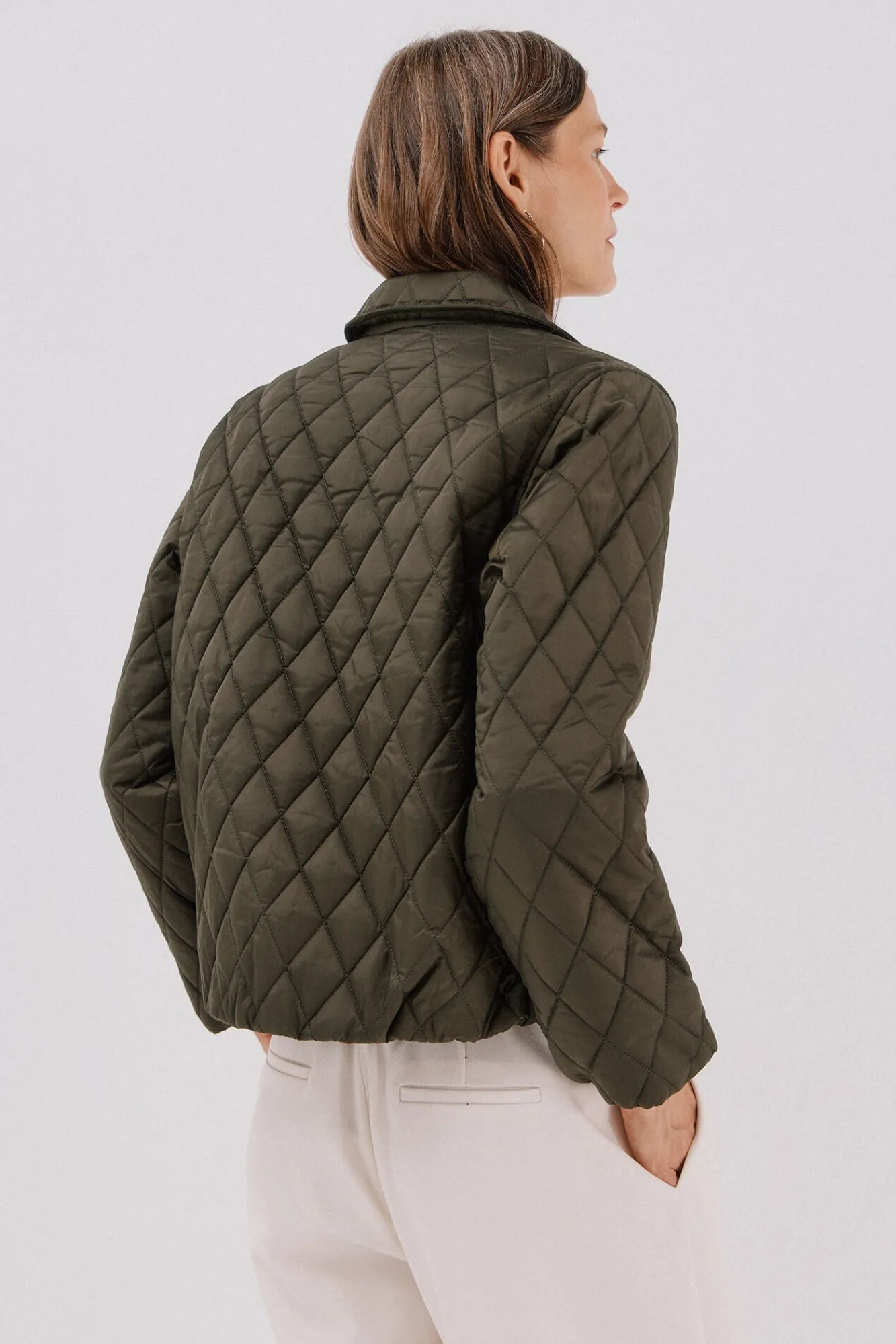 Mujer Cortefiel Plumíferos Y Acolchados|Abrigos>Anorak acolchado botones