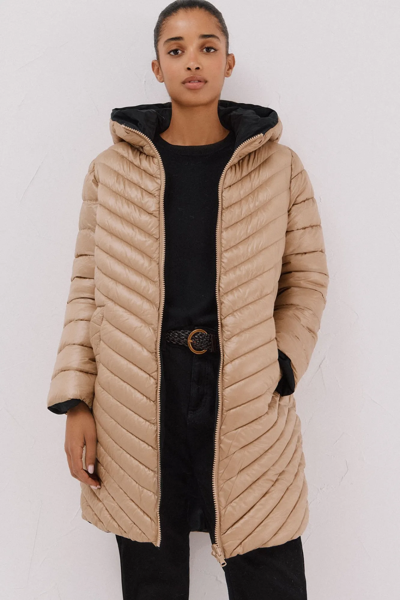 Mujer Cortefiel Plumíferos Y Acolchados|Abrigos>Anorak reversible thermolite®