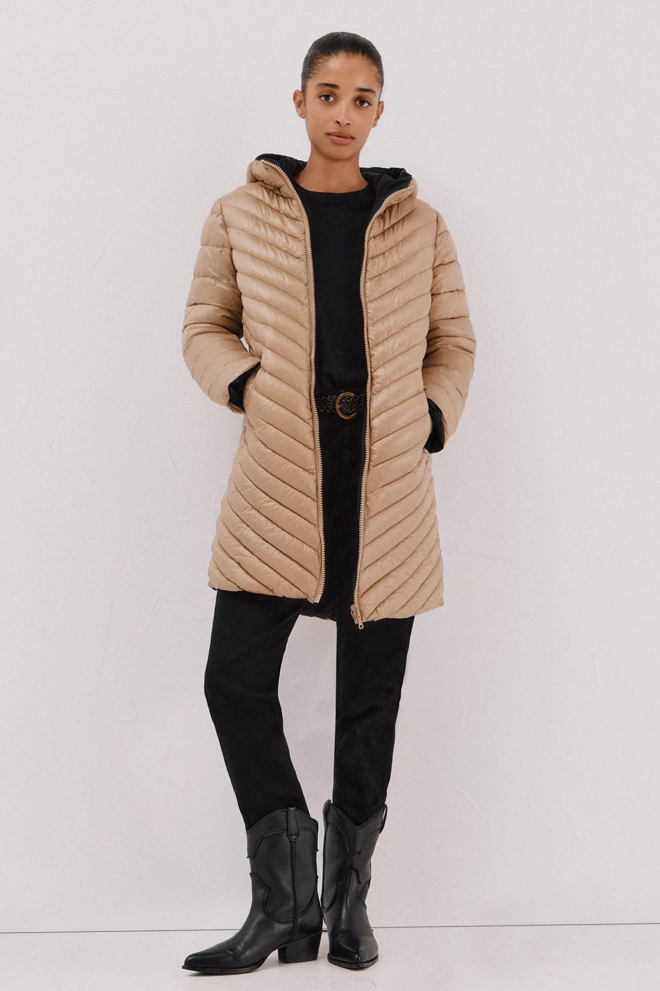 Mujer Cortefiel Plumíferos Y Acolchados|Abrigos>Anorak reversible thermolite®