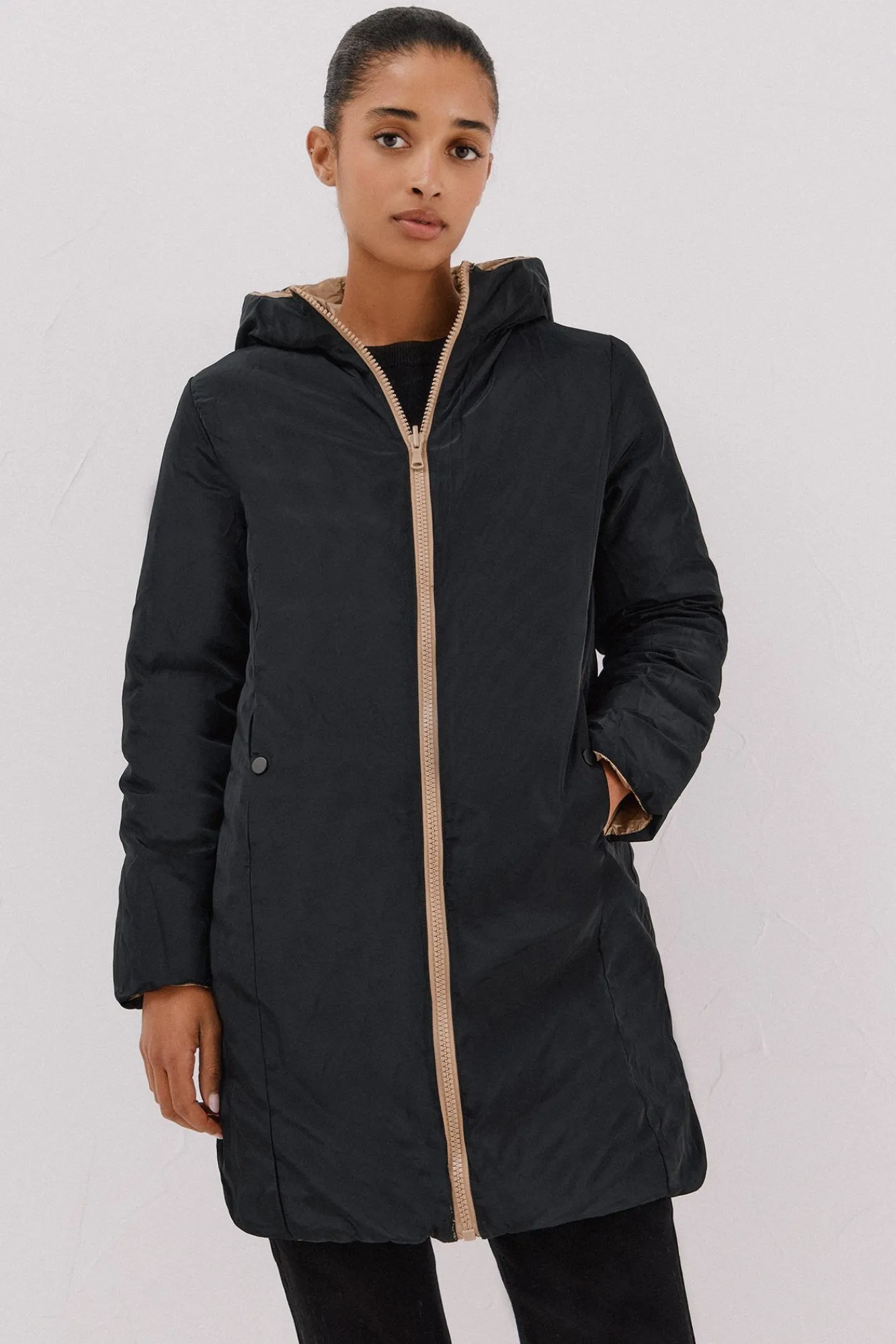Mujer Cortefiel Plumíferos Y Acolchados|Abrigos>Anorak reversible thermolite®