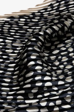 Mujer Vilanova Bufandas>Bandana Plisada Estampada Bicolor