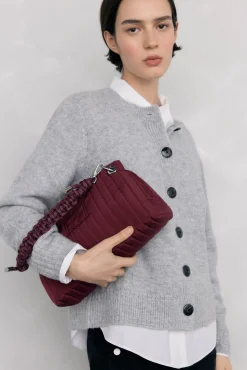 Mujer Pedro del Hierro Bolsos>Bandolera nylon con cremallera y asa cordones