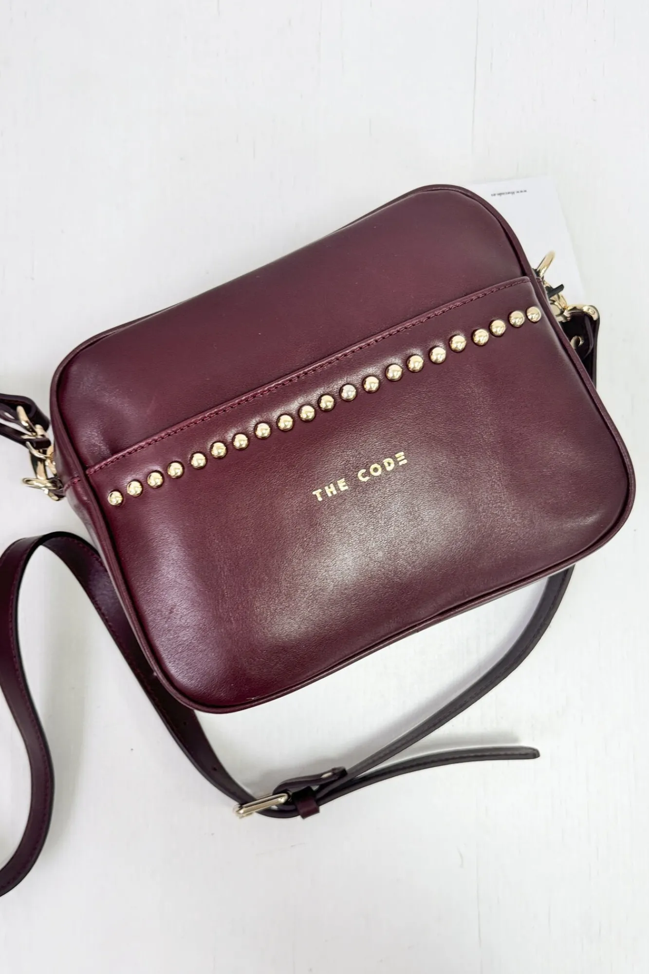 Mujer The Code Bolsos>Bandolera Rock piel burdeos