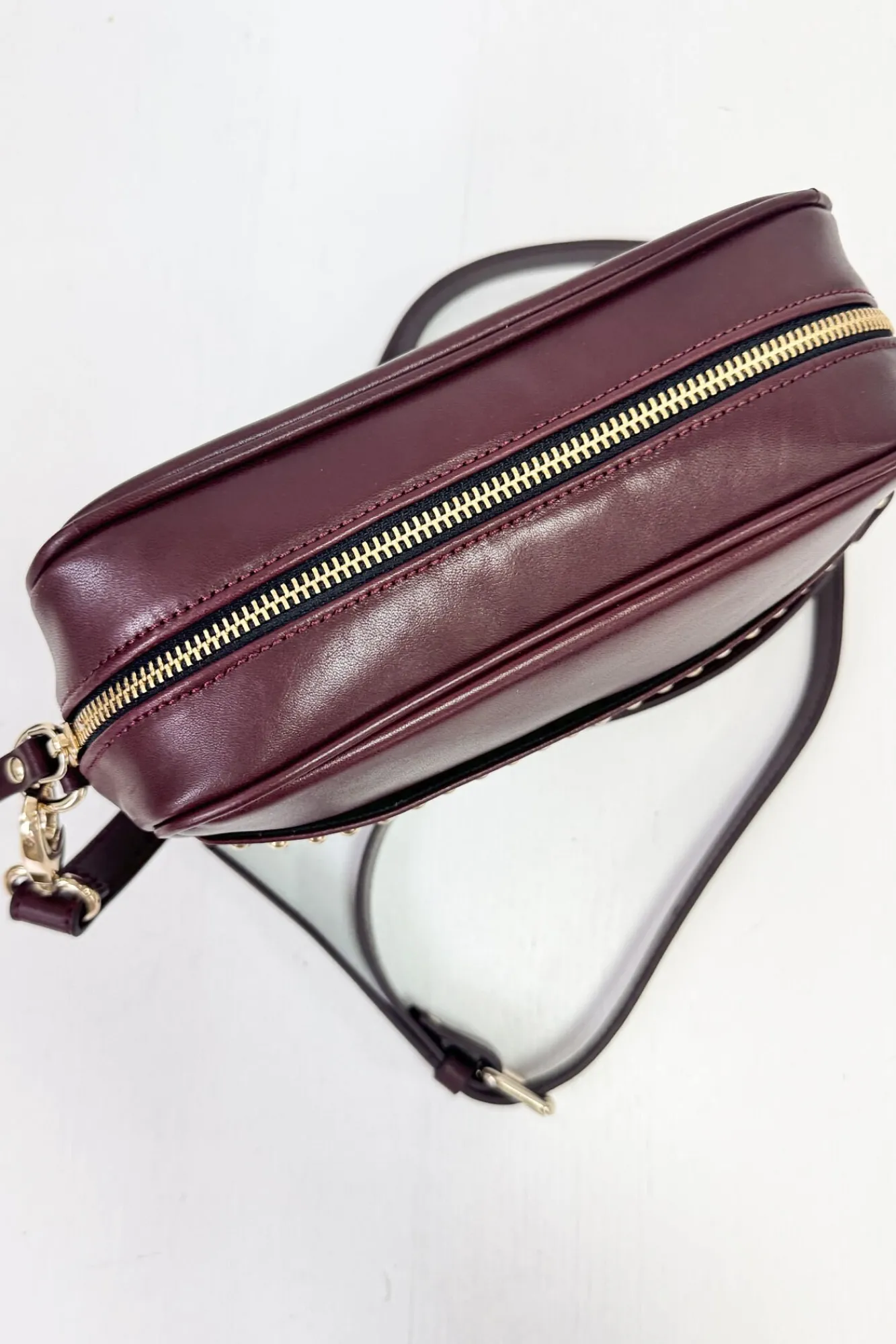 Mujer The Code Bolsos>Bandolera Rock piel burdeos