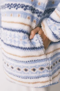 Mujer Women'secret Batas>Bata capucha Snoopy cenefas