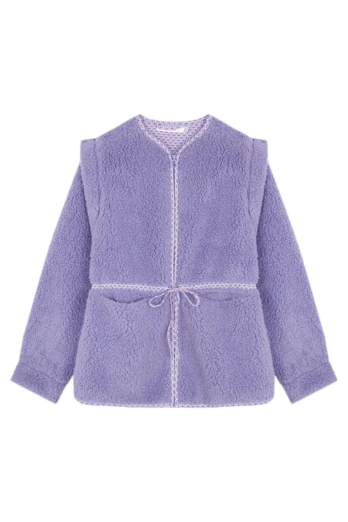 Mujer Women'secret Batas>Bata corta borreguito lila