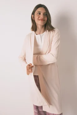 Mujer Women'secret Batas>Bata larga canalé