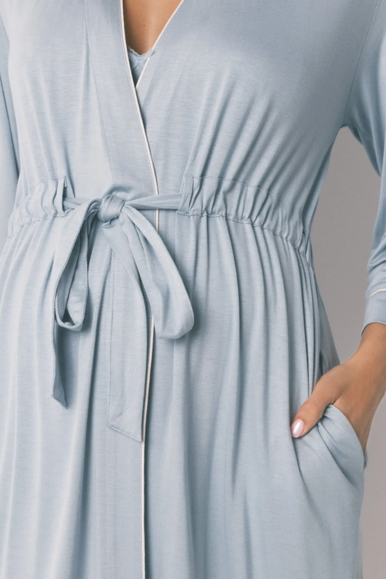 Mujer Women'secret Premamá|Batas>Bata larga "maternity" técnica soft touch