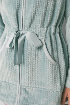 Mujer Women'secret Batas>Bata midi tejido polar