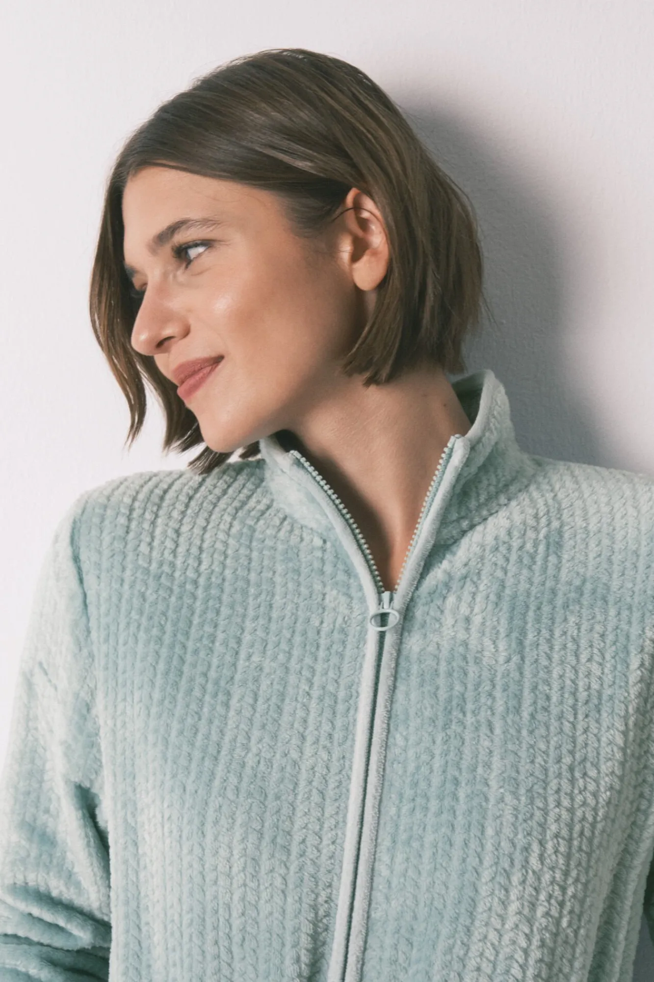 Mujer Women'secret Batas>Bata midi tejido polar