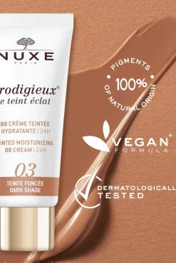 Nuxe Cosmética Facial|Maquillaje>BB Cream Hidratante con Color 24H, Prodigieux® le teint éclat 30ml - Tono oscuro