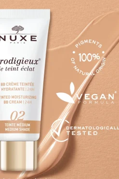 Nuxe Cosmética Facial|Maquillaje>BB Cream Hidratante con Color 24H, Prodigieux® le teint éclat 30ml - Tono medio
