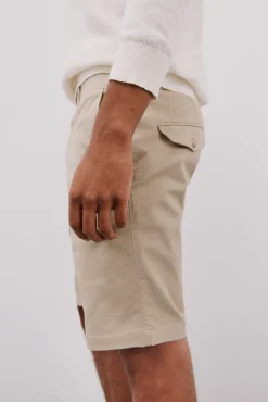 Hombre Cortefiel Pantalones|Chinos>Bermuda chino estampada