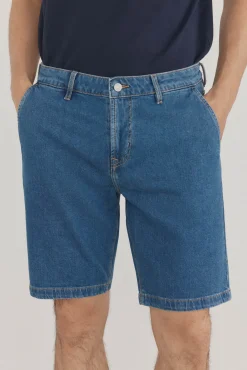 Hombre Pedro del Hierro Vaqueros|Pantalones>Bermuda denim regular fit