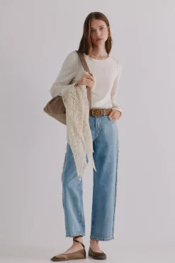 Mujer Hoss Intropia Vaqueros>Berta. Vaqueros deshilachados