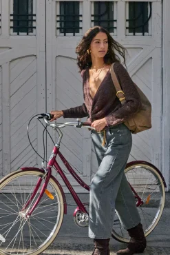 Mujer Hoss Intropia Vaqueros>Bibiana. Vaquero con doble abotonadura