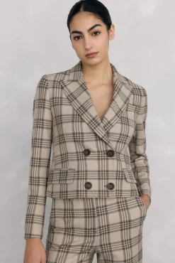 Mujer Pedro del Hierro Blazers>Blazer cruzada cropped