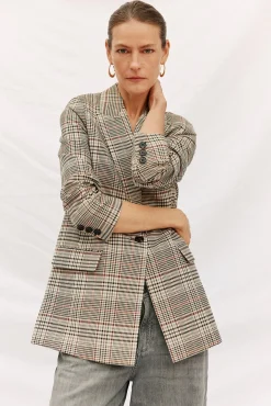 Mujer Cortefiel Blazers>Blazer cuadros