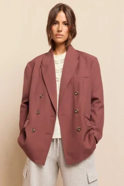 Mujer Slowlove Blazers>Blazer de corte oversize