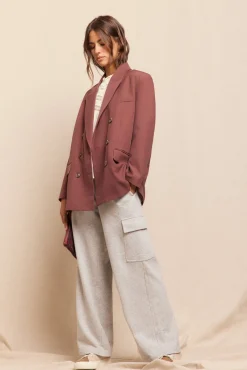 Mujer Slowlove Blazers>Blazer de corte oversize