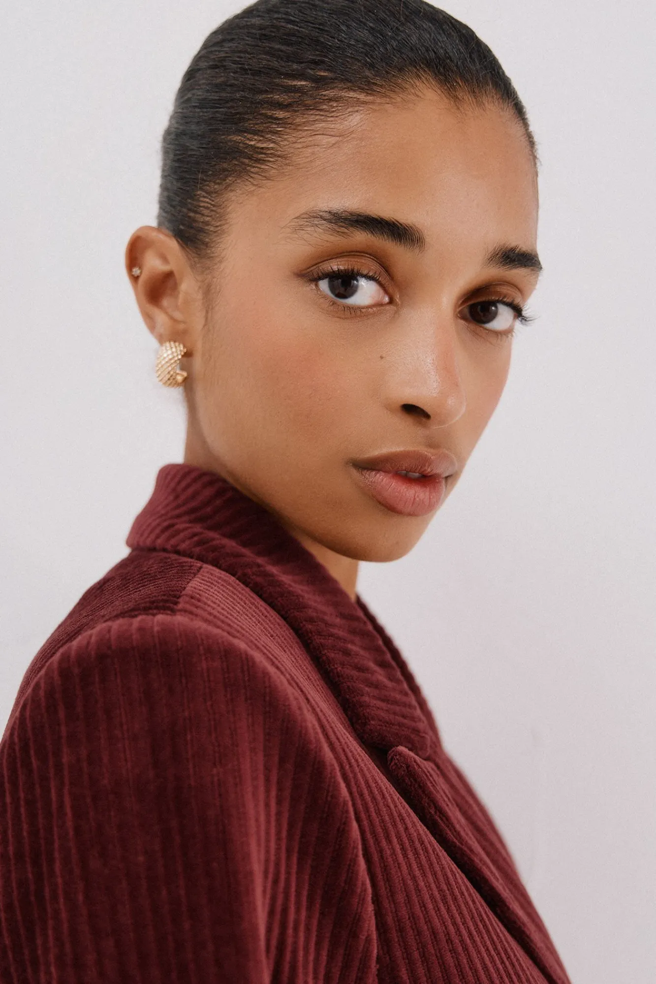 Mujer Cortefiel Trajes|Blazers>Blazer de mujer cruzada de pana