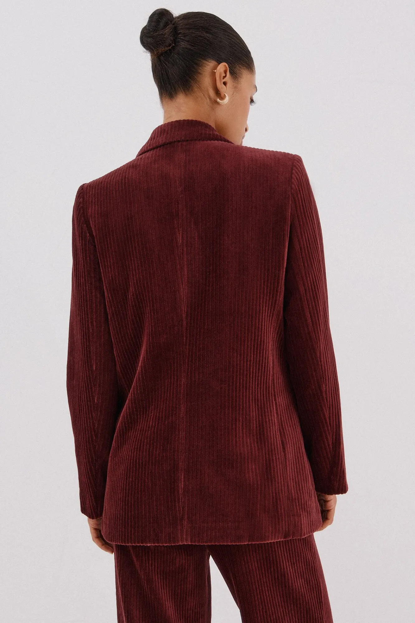 Mujer Cortefiel Trajes|Blazers>Blazer de mujer cruzada de pana