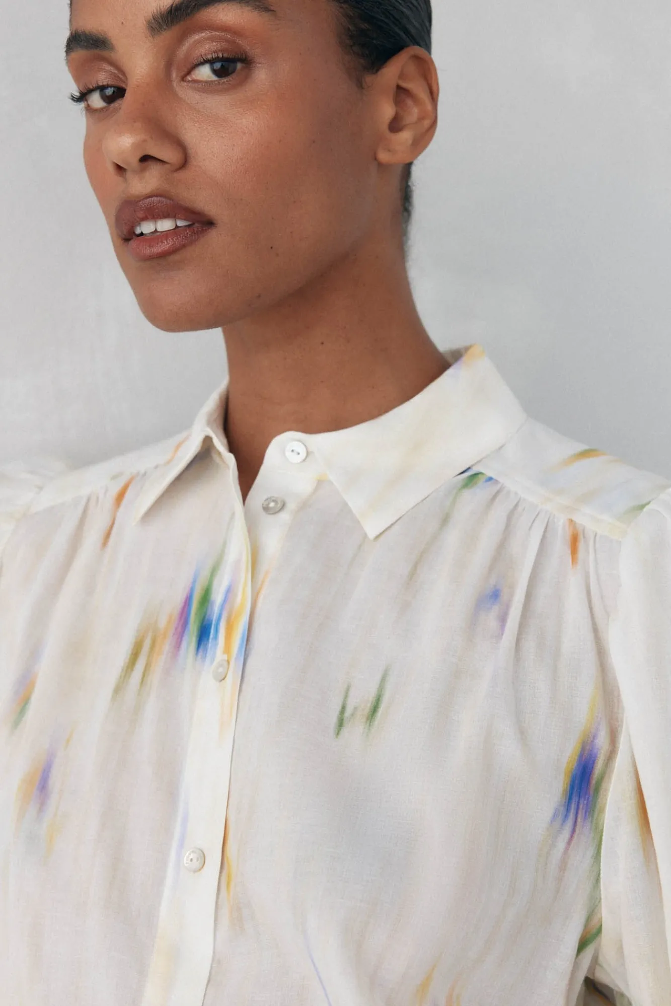 Mujer Pedro del Hierro Blusas>Blusa amplia estampada