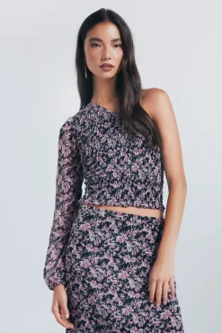 Mujer Springfield Blusas>Blusa asimétrica smock