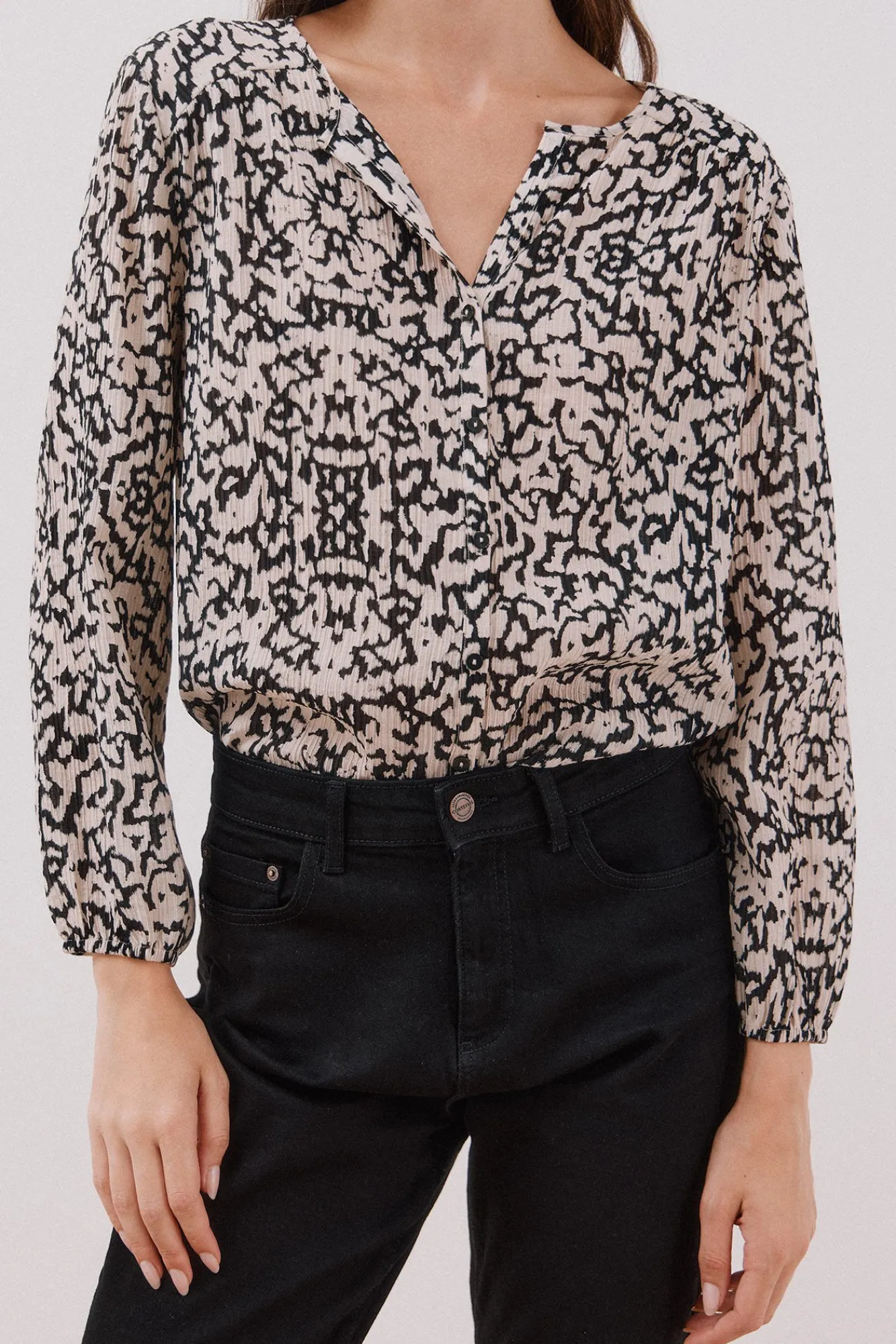 Mujer Cortefiel Blusas>Blusa cuello redondo