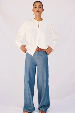 Mujer Cortefiel Blusas>Blusa detalle bordado