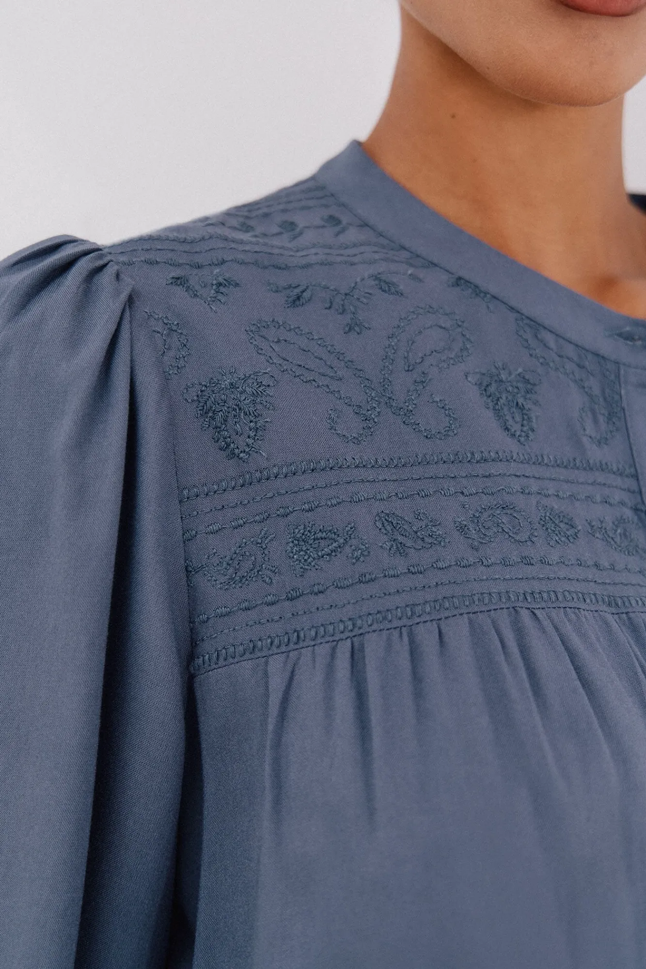 Mujer Cortefiel Blusas>Blusa detalle bordado