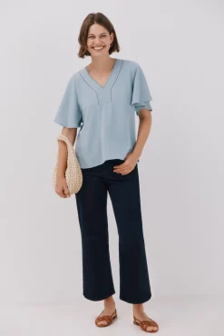 Mujer Cortefiel Blusas>Blusa encaje volantes