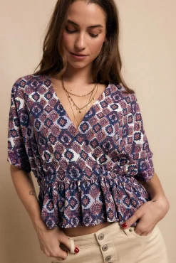 Mujer Slowlove Blusas>Blusa estampada bordado