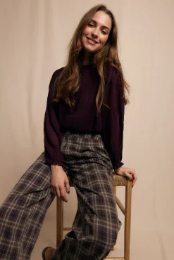 Mujer Slowlove Blusas>Blusa fruncida