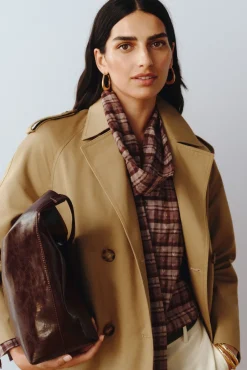 Mujer Cortefiel Blusas>Blusa lazo estampada cuadros