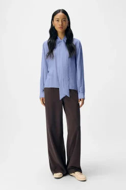 Mujer Object Blusas>Blusa lazo viscosa