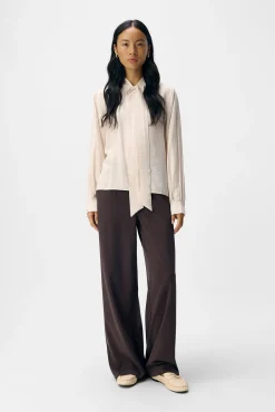 Mujer Object Blusas>Blusa lazo viscosa