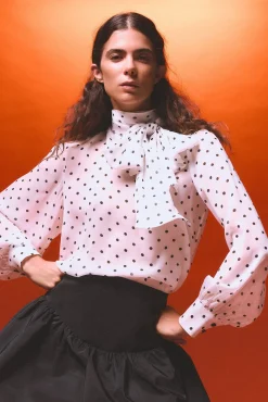Mujer Pedro del Hierro Blusas>Blusa lunares desfile