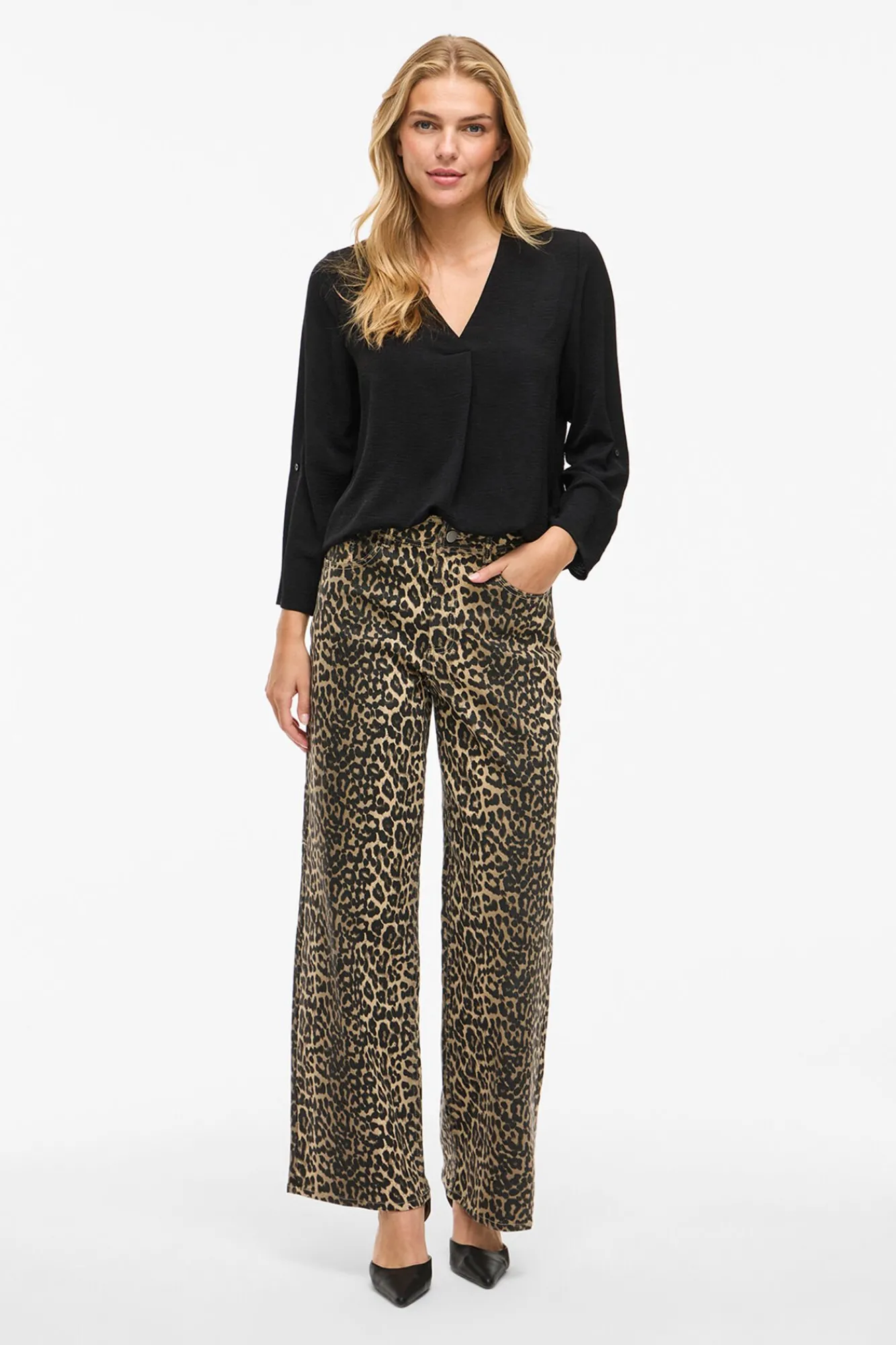 Mujer Vila Blusas>Blusa manga 3/4