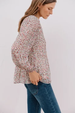 Mujer Cortefiel Blusas>Blusa plisada