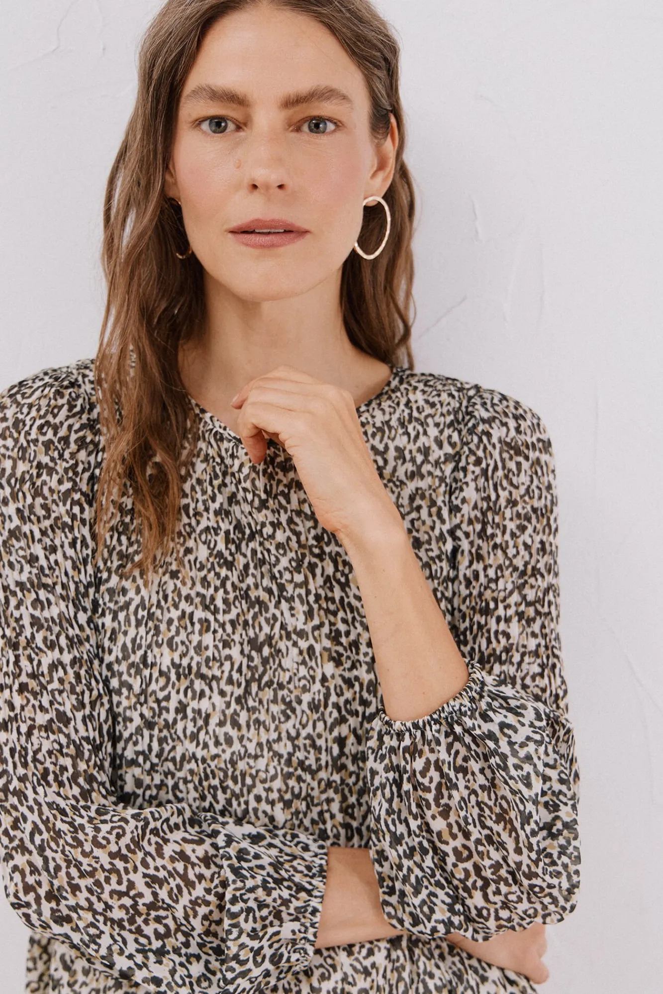 Mujer Cortefiel Blusas>Blusa plisada