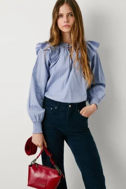 Mujer Pepe Jeans Blusas>Blusa Popelín De Rayas