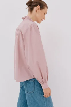 Mujer Cortefiel Blusas>Blusa rayas cuello volantes