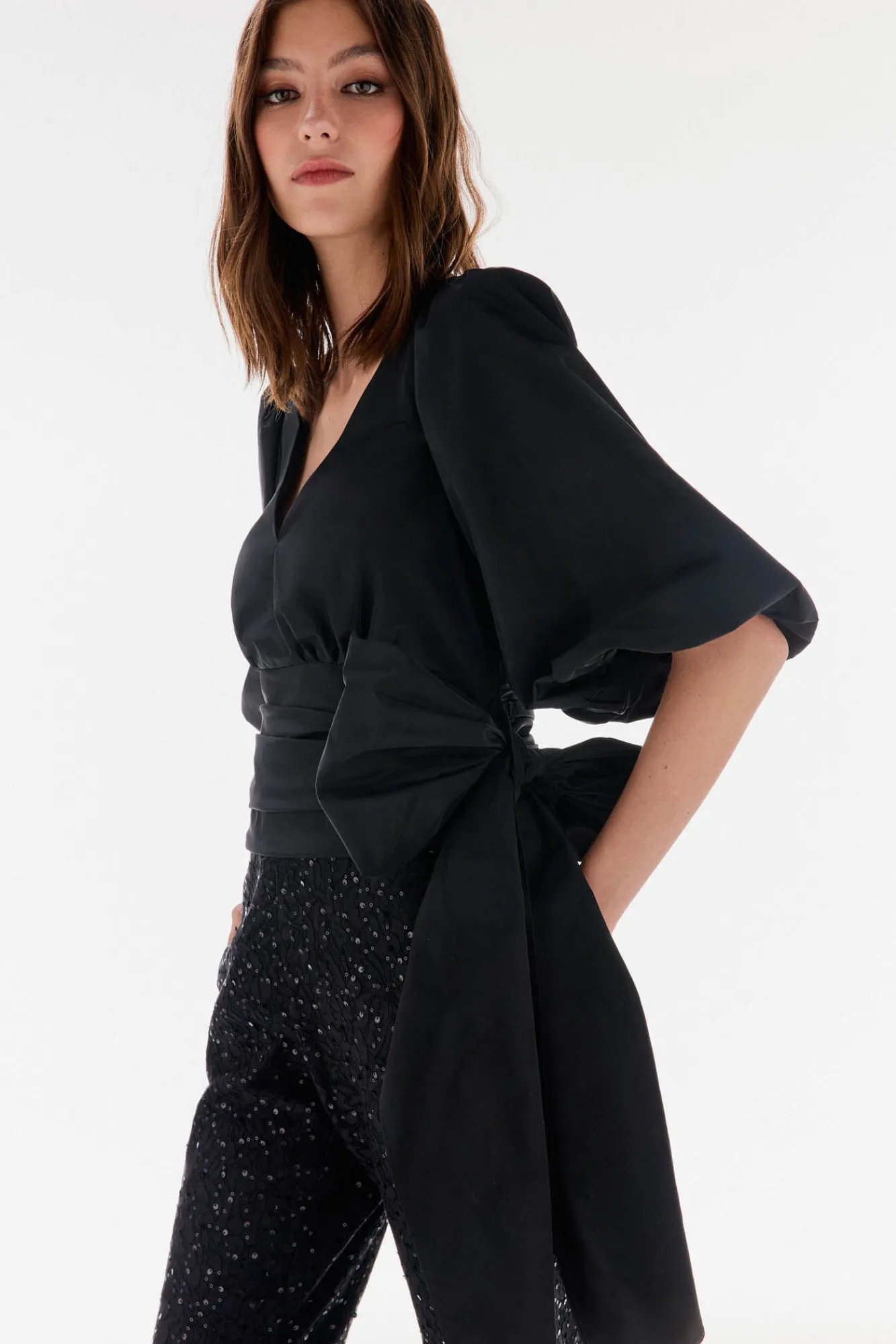 Mujer TFP by Tamara Falcó Blusas>Blusa tafeta lazo