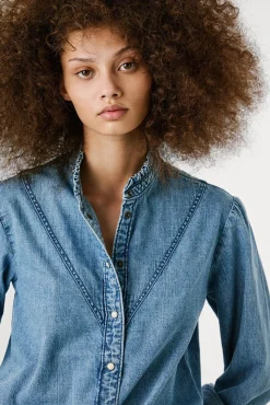 Mujer Pepe Jeans Blusas>Blusa vaquera regular